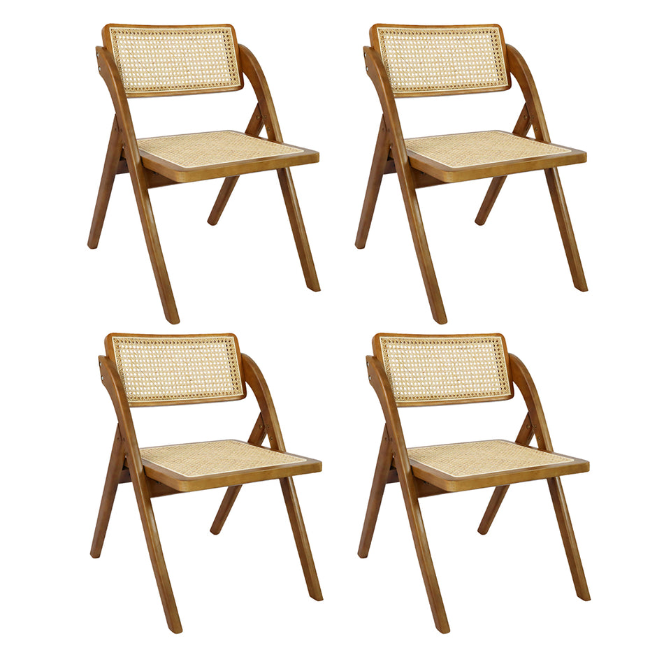 Levede 4X Foldable Rattan Dining Chairs-2006732726866153472
