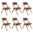 Levede 6x Dining Chairs Foldable PU Tan-2018816918802272256