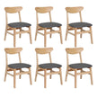 Levede 6xDining Chairs Kitchen Chair Nature-2006732724655755264