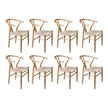 Levede 6x Dining Chairs Wooden Hans-2018816941006917632