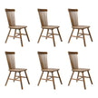 Levede 6x Dining Chairs Kitchen Windor Oak-2006732719844888576