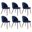 Levede 6x Dining Chairs Seat French Navy-2006732722147561472