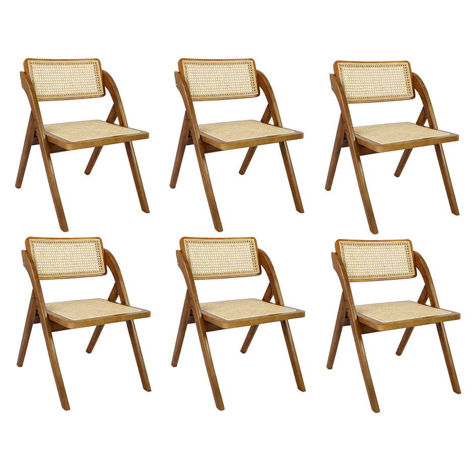 Levede 6X Foldable Rattan Dining Chairs-2006732727046508544