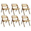 Levede 6X Foldable Rattan Dining Chairs-2006732727046508544