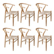 Levede 6x Dining Chairs Wooden Hans-2018816938473558016