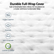 RoomSense Double Mattress , 30cm Medium Firm Hybrid Mattress with Latex Lumbar Support for Back Pain Relief , Pocket Spring Mattress Double Size in a Box