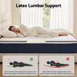 RoomSense Queen Mattress , 30cm Medium Firm Hybrid Mattress with Latex Lumbar Support for Back Pain Relief , Pocket Spring Mattress Queen Size in a Box
