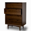 CDT1047-VN 4 Drawer Chest - Walnut