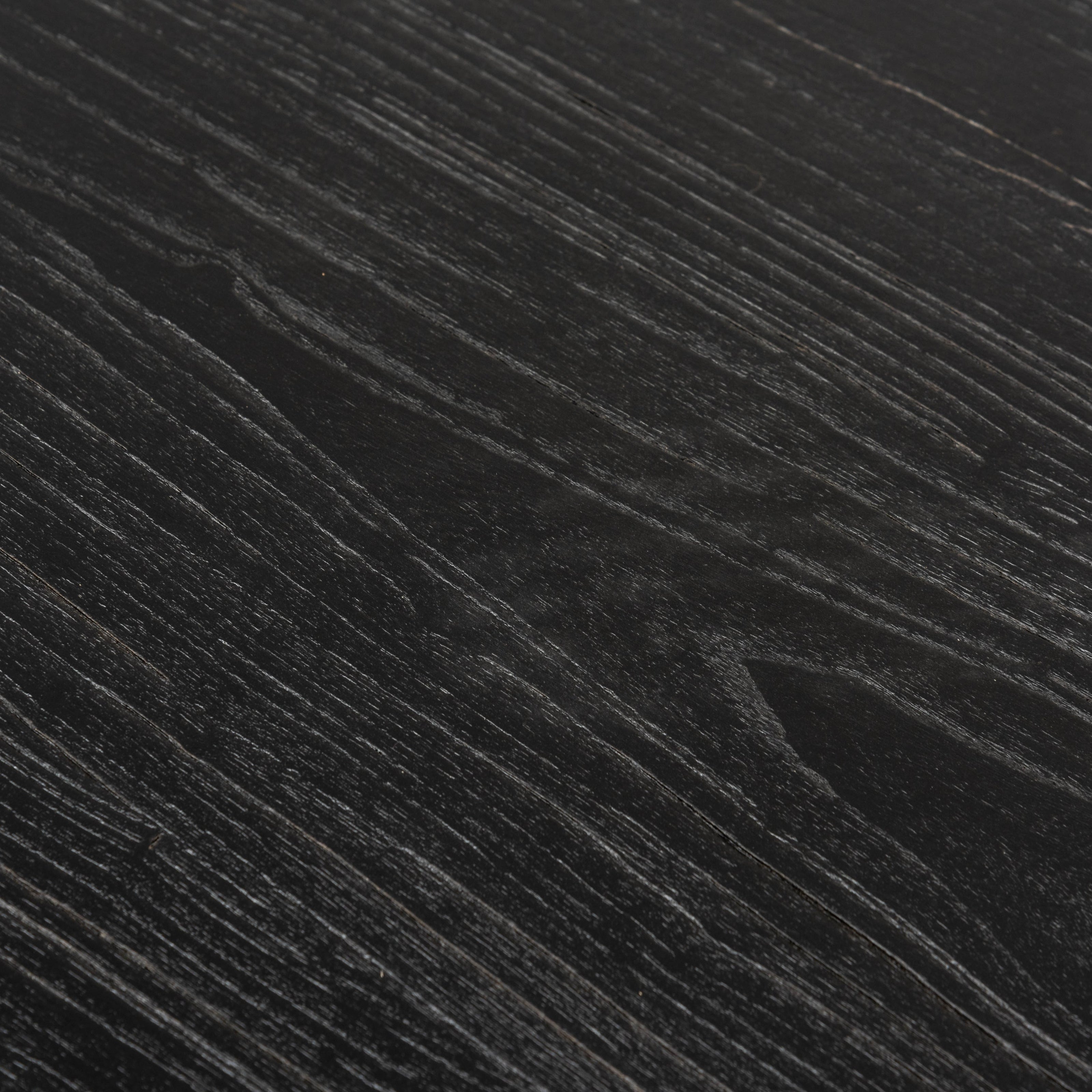 CDT2480 Reclaimed 140cm Round Dining Table - Rustic Black