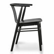CDC673-SD Dining Chair - Black Shell - Black Seat (Set of 2)