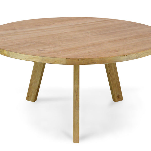 CDT142 Reclaimed Elm Wood 1.5m Round Dining Table