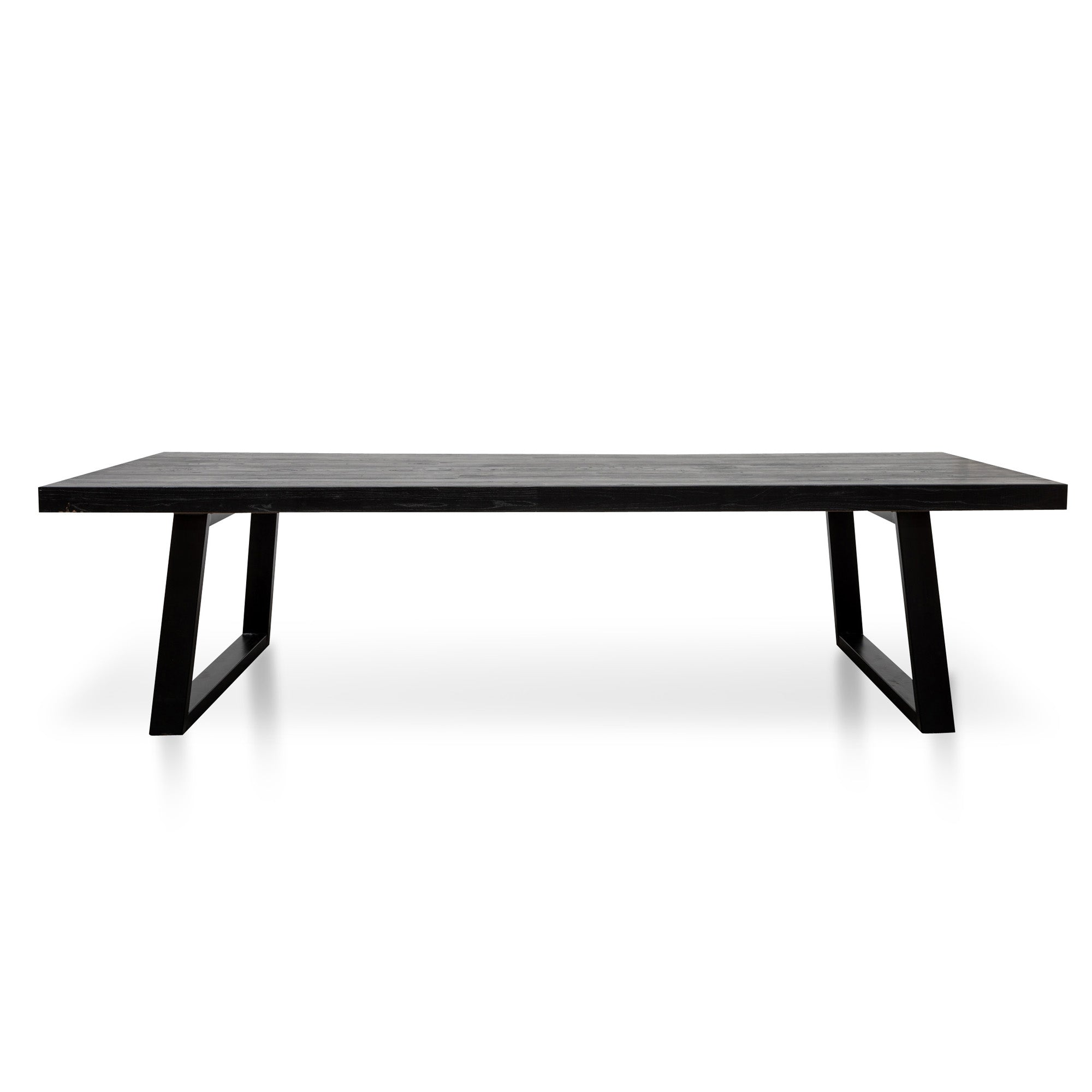 CDT2746 3m Reclaimed Dining Table - Full Black