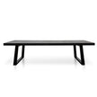 CDT2746 3m Reclaimed Dining Table - Full Black