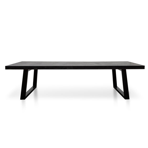 CDT2746 3m Reclaimed Dining Table - Full Black