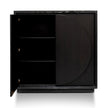 CDT2903-VA Storage Cabinet - Textured Espresso Black