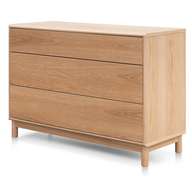 CDT6088-CN 3 Drawers Dresser Unit - Natural Oak