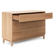 CDT6088-CN 3 Drawers Dresser Unit - Natural Oak