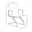COC250 PU Leather Office Chair - Black