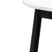 CCF6160-SD 110cm Marble Coffee Table - Black Base
