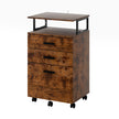 Levede Mobile File Cabinet 3 Drawers Home Office Desk-2006732762572263424