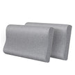 Dreamz Memory Foam Pillow Pillowcase Supprt Grey Rebound-2006732704422432768