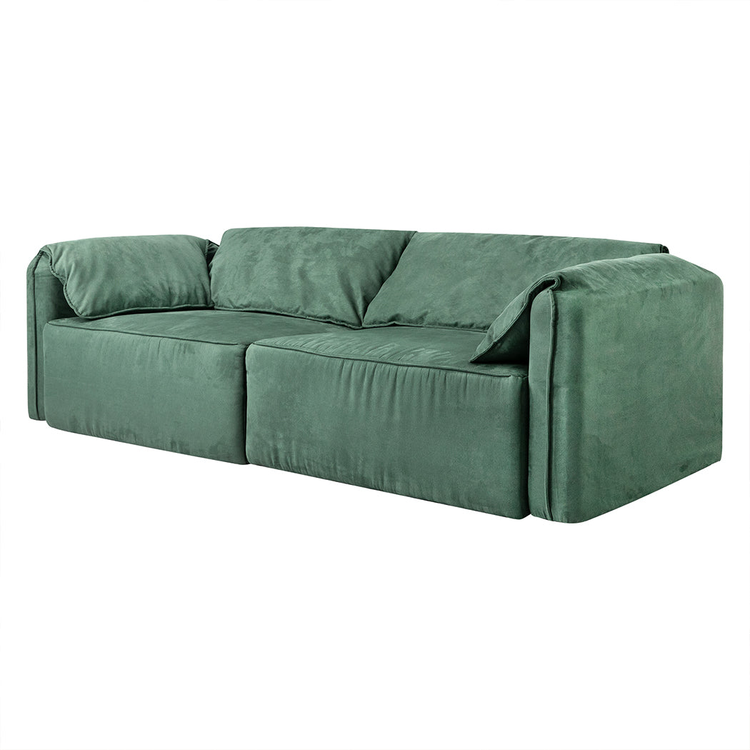 Levede Sofa Floor Couch 3-Seater Leathaire-2006732843924983808