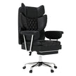 Levede Gaming Office Chair High Back PU Leather Black-2018816911453851648