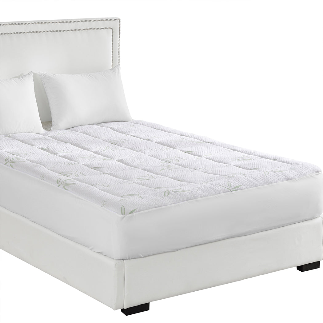 Dreamz Bamboo Pillowtop Mattress Topper Queen-2018816779798843392