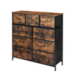 Levede Storage Cabinet Tower Chest Brown Fold-2018816894743744512