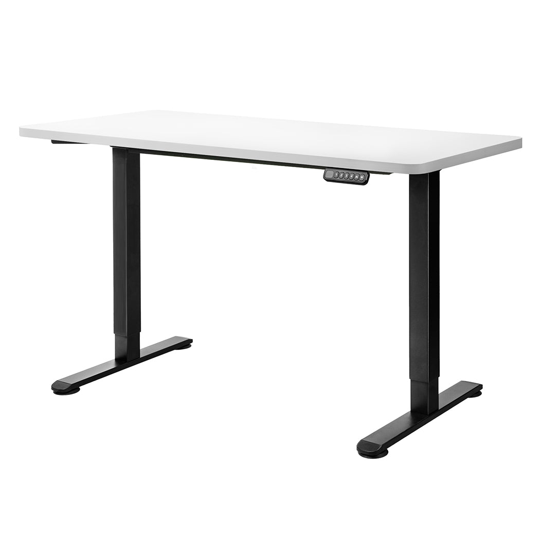 Levede Motorised Standing Desk Adjustable 140cm White 1000x 1MM-2006733292883283968