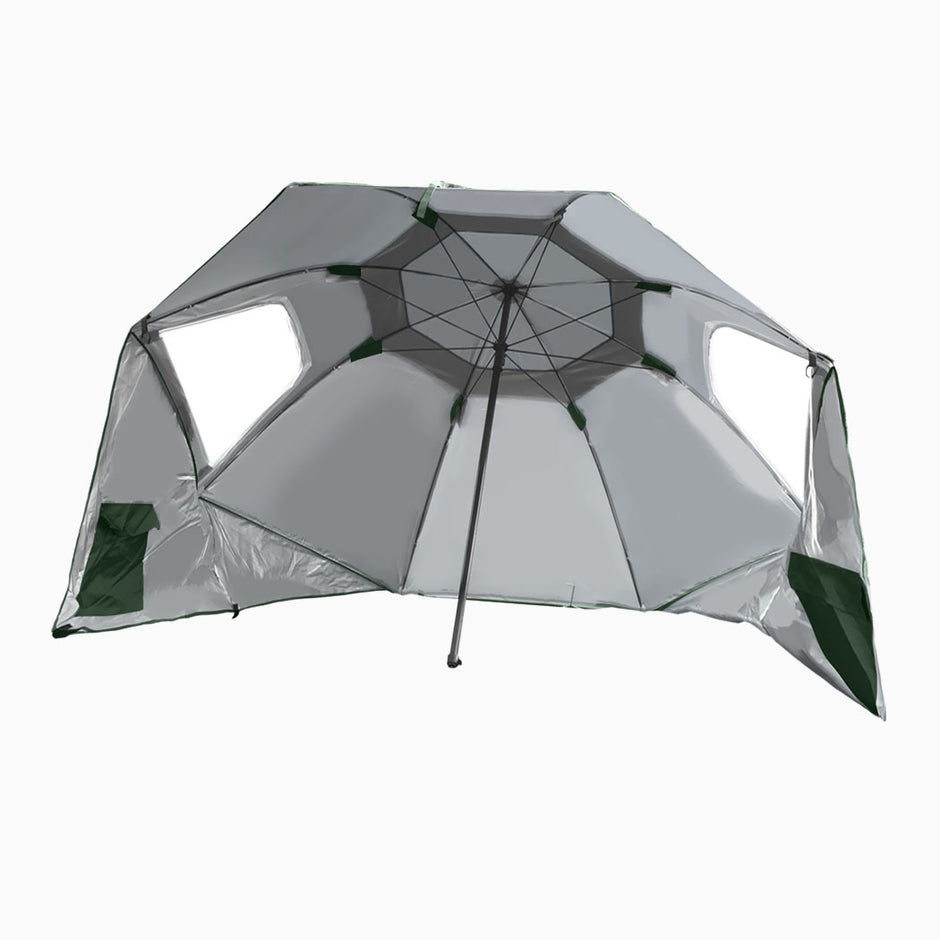 Mountview Beach Umbrella Outdoor Umbrellas Green 2.33M-2018816736517820416