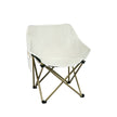 Levede Folding Camping Moon Chair Lightweight Beige-2018816695149400064