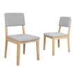 Levede 2x Dining Chair Armless Upholstered Seat-2006732686567280640