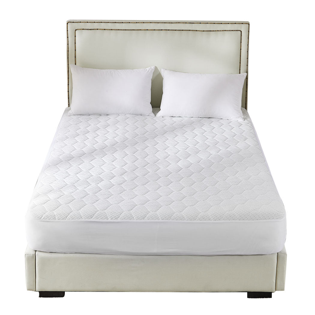 Dreamz Mattress Protector Topper Bamboo Double-2018816693085802496