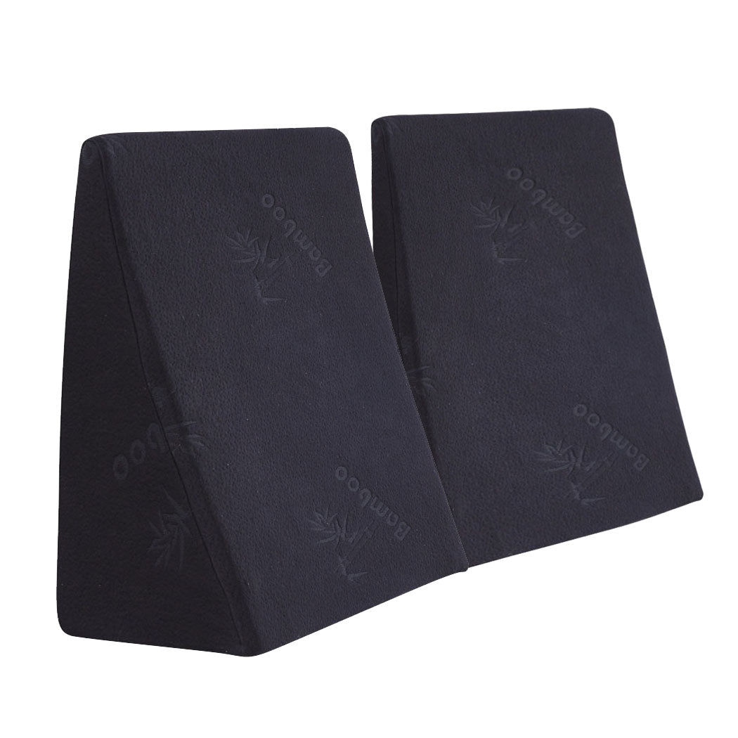 Cool Gel Memory Foam Bed Wedge Pillow With Cover-2006732867295645696