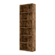 Levede 6 Tier Book Shelf Adjustable Shelves Walnut-2006732776128253952