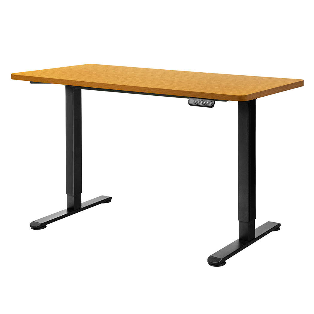 Levede Motorised Standing Desk Adjustable 140cm Natural 1000x 1MM-2006733292543545344