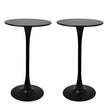 Levede 2x Round Bar Table Pub Tables Black-2018816908509450240