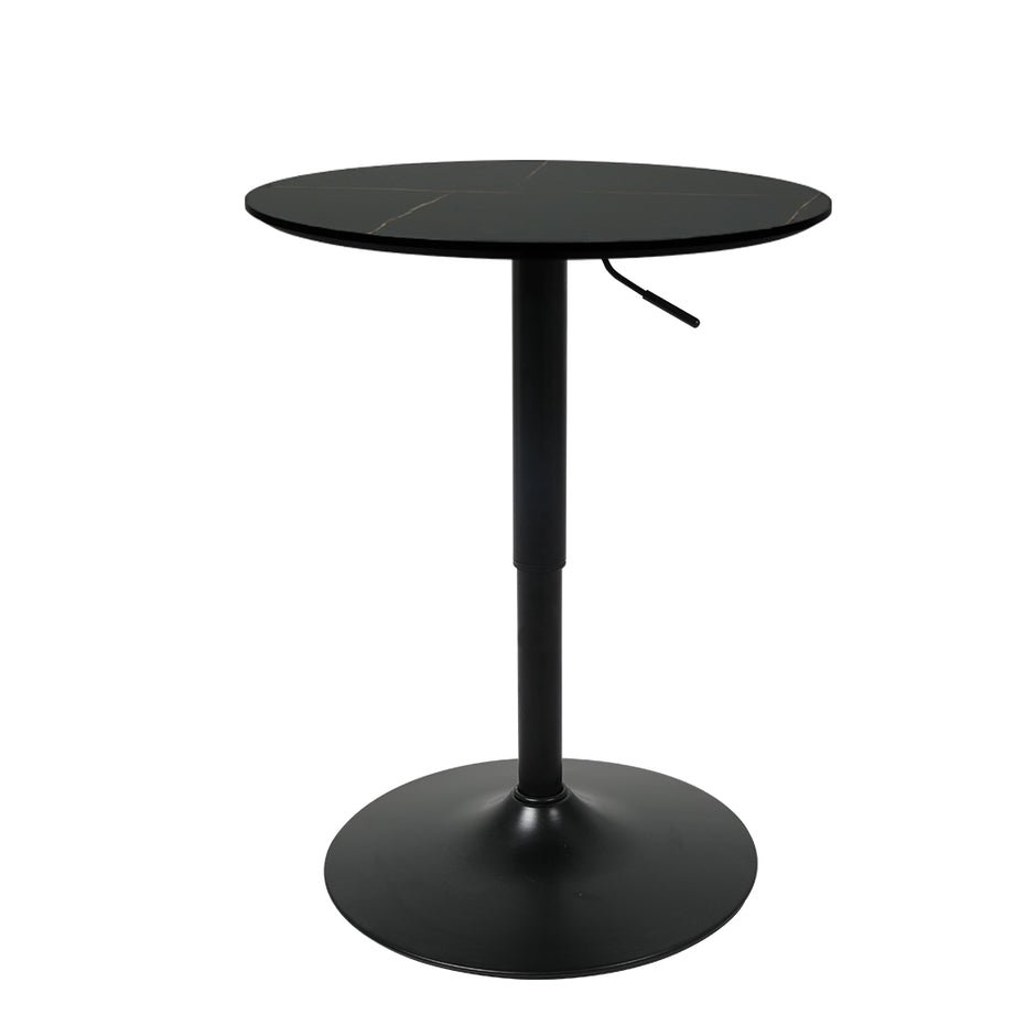 Levede Bar Table Swivel Gas Lift Counter Black-2018816854079967232