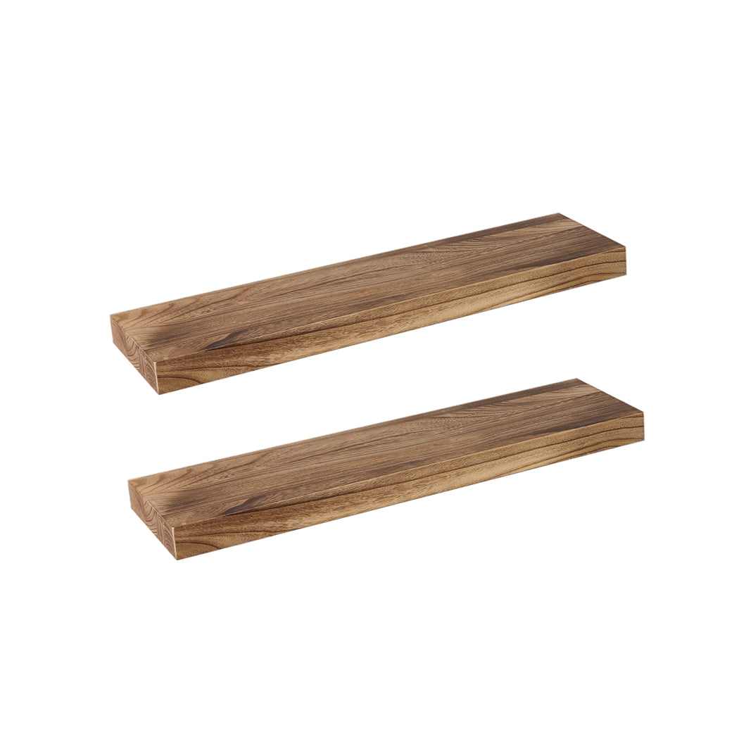 Levede 2 Pcs Floating Shelves Wall Mounted Medium-2006733235324850176