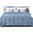 DreamZ Quilt Doona Comforter Blanket Blue King-2006733013991428096