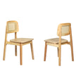 Levede 2x Rattan Dining Chair Wooden Kitchen Chair-2018816846018514944