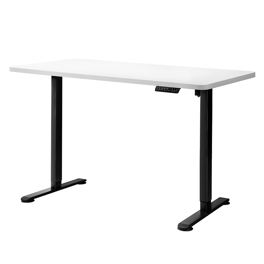 Levede Motorised Standing Desk Adjustable 140cm White 1000x 1MM-2018816933687857152