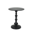 Levede Side Table Vintage End Round Black-2018816842147172352