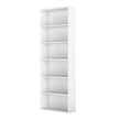 Levede 6 Tier Book Shelf Adjustable Shelves White-2006732776304414720