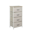 Levede Storage Cabinet Tower Chest Beige-2006733262801735680