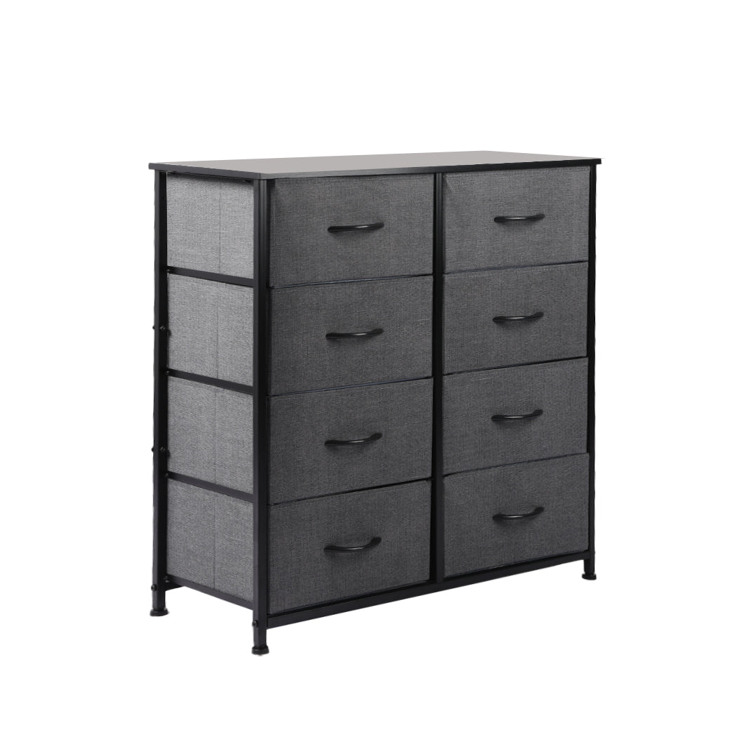 Levede Storage Cabinet Tower Chest Dark Grey-2018816882634788864