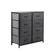 Levede Storage Cabinet Tower Chest Dark Grey-2018816882634788864