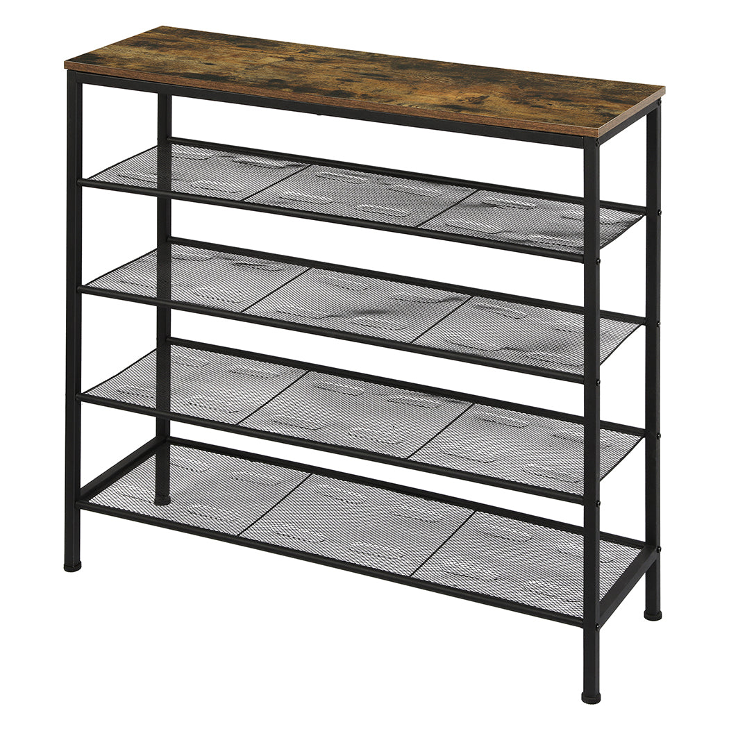 Levede 5-Tier Shoe Rack Storage Cabinet 100cm Wide-2018816890541051904