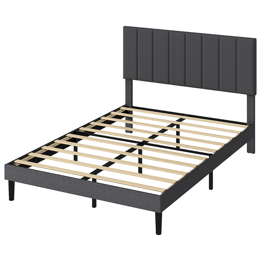 Levede Bed Frame Upholstered Platform Mattress Base Double-2011971106159857664